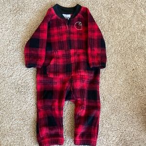 Carhartt Full Zip Pajamas 6M